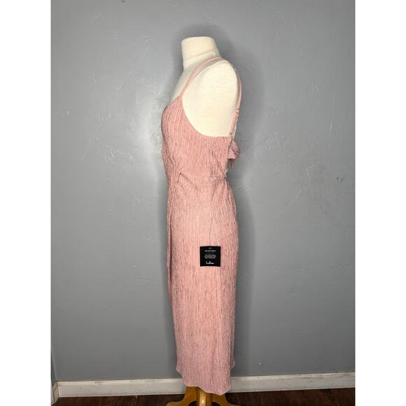 NWT Romantic Lulu’s Sleeveless Rose Dress with Front Slit – Size [Small] - Picture 3 of 7